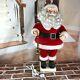 Vintage Motionette Santa Claus With Jingle Bells Christmas Decor