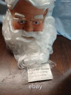 Vtg. 4 Ft Christmas Santa Claus Animated Singing Dancing Karaoke Appears New
