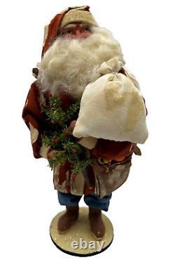 Vtg Cathy Schneider Santa Claus CABIN FEVER Belsnickle Figurine Artist Signed