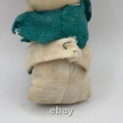 Vtg Christmas Knee Hugger Snowman Ornament 4 Felt Frosty Read Description