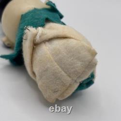 Vtg Christmas Knee Hugger Snowman Ornament 4 Felt Frosty Read Description