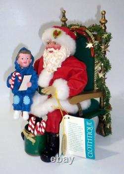 Vtg Clothtique POSSIBLE DREAMS I've Been Good Christmas Santa 2000 #713357