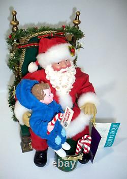 Vtg Clothtique POSSIBLE DREAMS I've Been Good Christmas Santa 2000 #713357