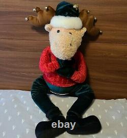 Vtg Gemmy Talking Moose Rare Christmas Animated Large 31 See Video Description