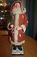 Vtg German Santa Claus Father Christmas Figure Signed Jerry & Carol Smith 20