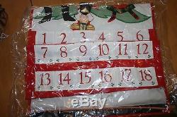 Vtg House of Hatten NOS Nutcracker Christmas Advent Calendar 23.5 x 14.5