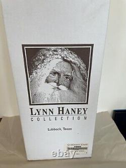 Vtg Lynn Haney #163 Holly Vintage Santa NEW Open Box, Signed, Retired, 18