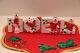 Vtg Mcm Retro Christmas Pixie Elf Noel Candle Holders Holt Howard Era Ceramic