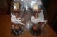 Vtg Rare House Of Hatten 12 Days Of Christmas Turtle Dove Candle Holders Nos