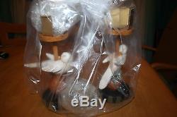 Vtg RARE House of Hatten 12 Days of Christmas Turtle Dove Candle Holders NOS