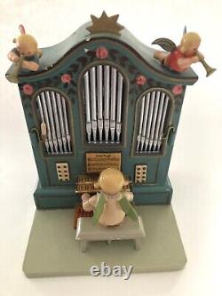Vtg Steinbach W Germany Wooden Miniature Angel Orchestra/ Wendt & Kuhn Organ