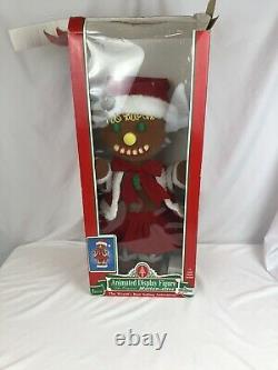 Vtg. Telco Gingerbread Girl Motion-Ette Animated Display Figure 24 Tall Withbox