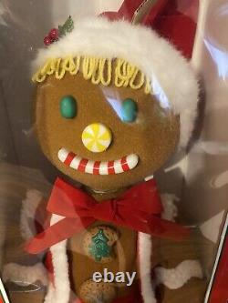 Vtg Telco Motion-ette Animated Gingerbread GIRL Christmas Figure 1995 WORKS Box