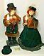 Vtg Traditions Animated 26 Victorian Couple Holiday Carolers Free Shipping