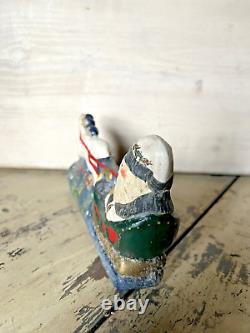 Walnut Ridge Folk Art Collectible Santa Sleigh To All A Good Night FREE SHIP