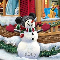 Walt Disney Light Up Twas The Night Before Christmas Tabletop Holiday Decor New