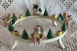 Wendt Kuhn Erzgebirge Christmas Advent Candle Centerpiece Angels orig box