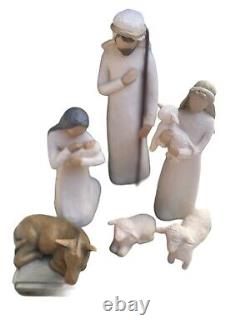 Willow Tree Nativity Set Hand Painted 11 Pieces