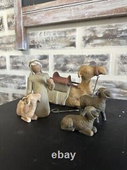 Willow Tree Nativity Set Hand Painted 12 Pieces Creche Star Susan Lordi Shepard