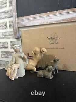 Willow Tree Nativity Set Hand Painted 12 Pieces Creche Star Susan Lordi Shepard