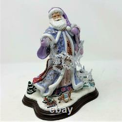 Winter Wonderland Santa Porcelain Figurine by Danbury Mint