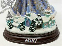 Winter Wonderland Santa Porcelain Figurine by Danbury Mint