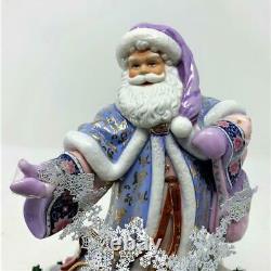 Winter Wonderland Santa Porcelain Figurine by Danbury Mint