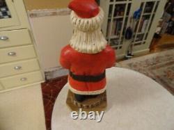 Wooden carved Santa Claus Figurine 17, Christmas Home Decorations