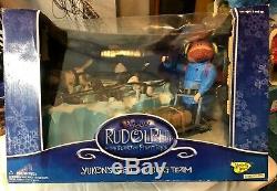 Yukon's Sled & Dog Team Rudolph Island Misfit Toys Memory Lane 2002 New Sealed