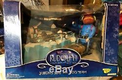 Yukon's Sled & Dog Team Rudolph Island Misfit Toys Memory Lane 2002 New Sealed